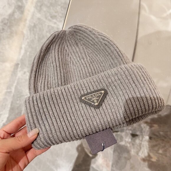 Prada ribbed high-elasticity knit cap - Picture 1 of 6